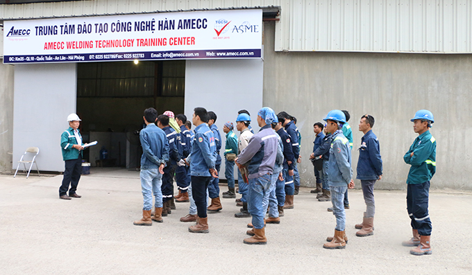 AMECC đào tạo thợ hàn quốc tế