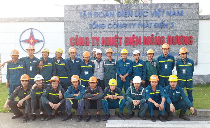 MONG DUONG THERMAL POWER PLANT NO.1 – THE PLACE TO AFFIRM AMECC’S CAPACITY OF REPAIR AND MAINTENANCE
