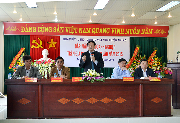 LISEMCO 2 HELD THE MEETING CONFERENCE OF ENTERPRISES IN AN LAO AREA