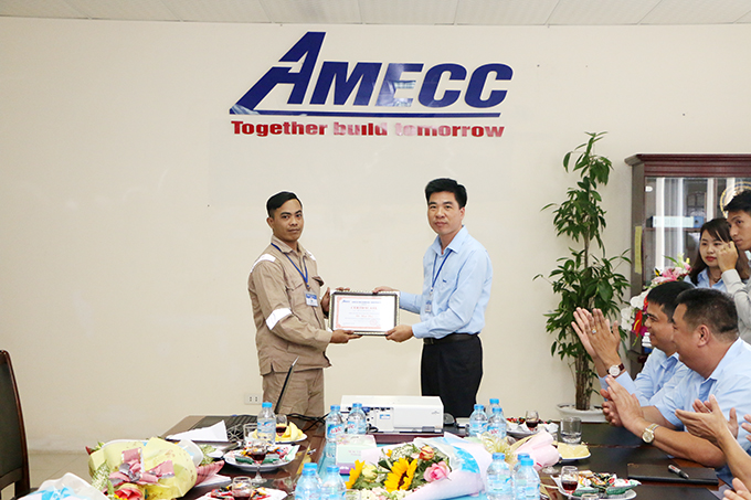 Amecc tổng kết khóa đào tạo đợt 2 nhà máy kết cấu thép tại myanmar