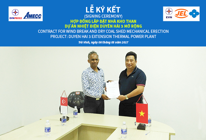 Amecc contract with TJEL Duyen Hai 3 Thermal power plant