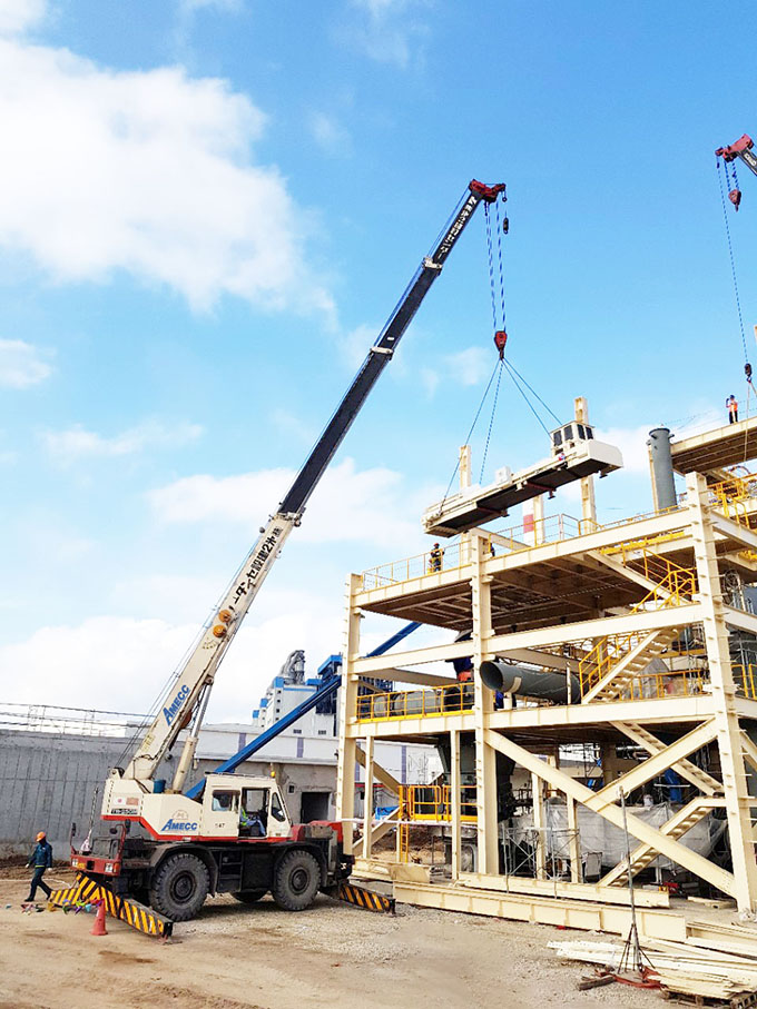 AMECC bước vào giai đoạn hoàn thiện dự án Nhà máy thạch cao trọng lượng nhẹ tại Hải Phòng