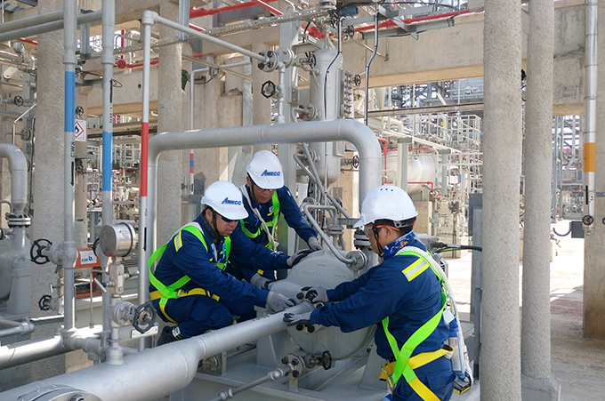 Amecc sửa chữa bảo dưỡng thường xuyên nhà máy lọc hóa dầu Nghi Sơn