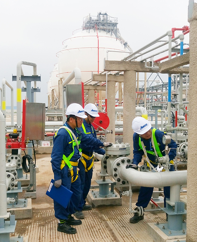 Amecc sửa chữa bảo dưỡng thường xuyên nhà máy lọc hóa dầu Nghi Sơn