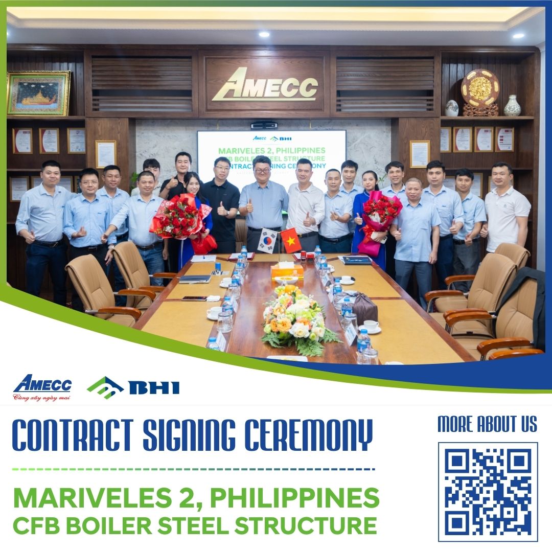 LỄ KÝ KẾT HỢP ĐỒNG - DỰ ÁN Mariveles 2 - AMECC JSC & BHI CO.,LTD