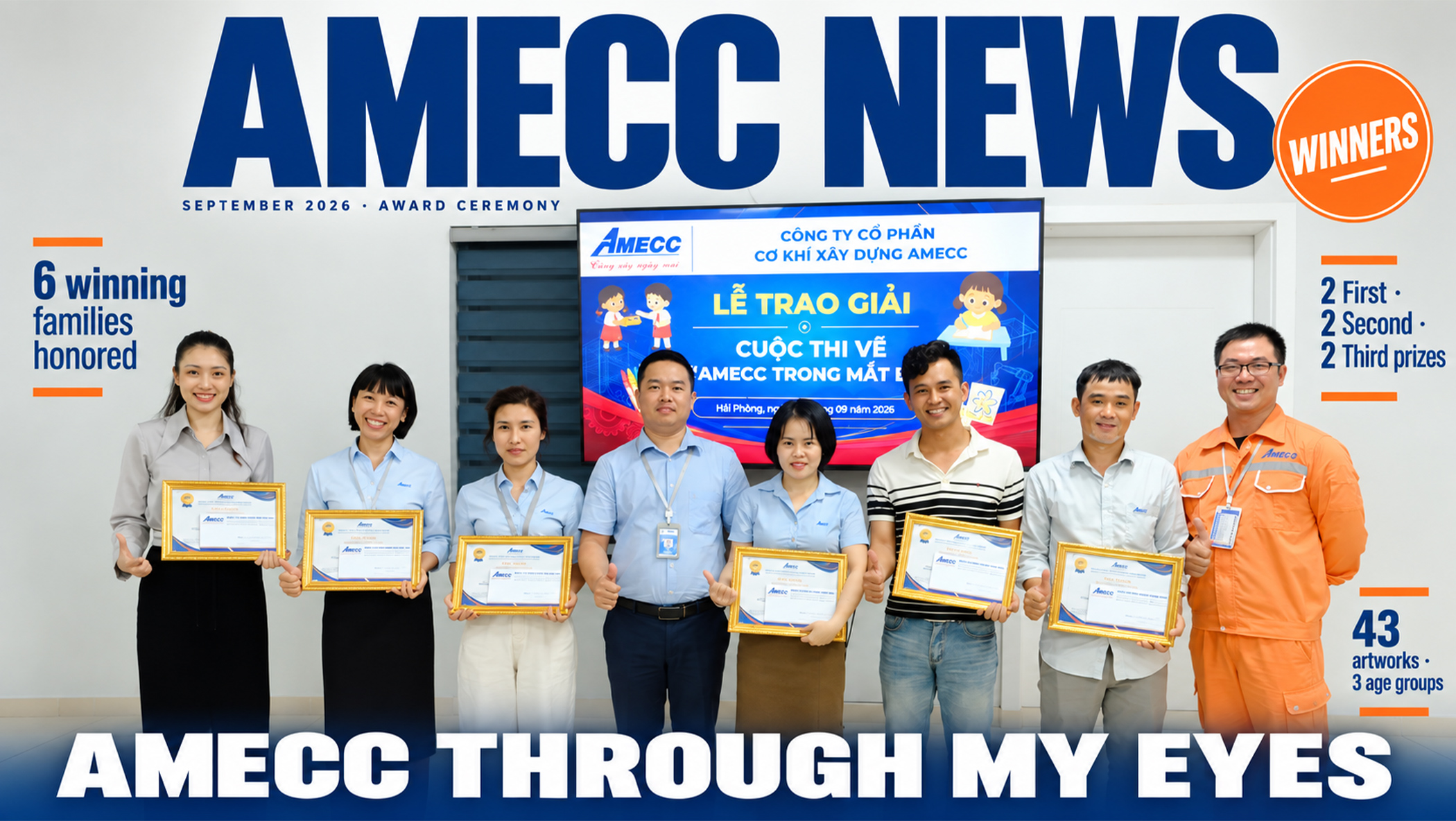 AMECC công bố kết quả cuộc thi vẽ tranh "AMECC trong mắt em"