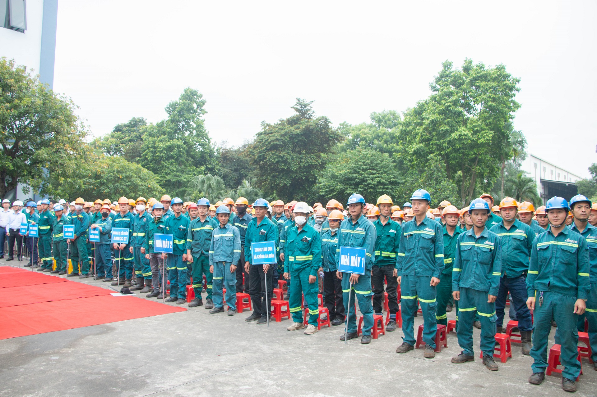 Annual ceremony launching the campaign to achieve 3500 tons - the power of unity and innovation at amecc company