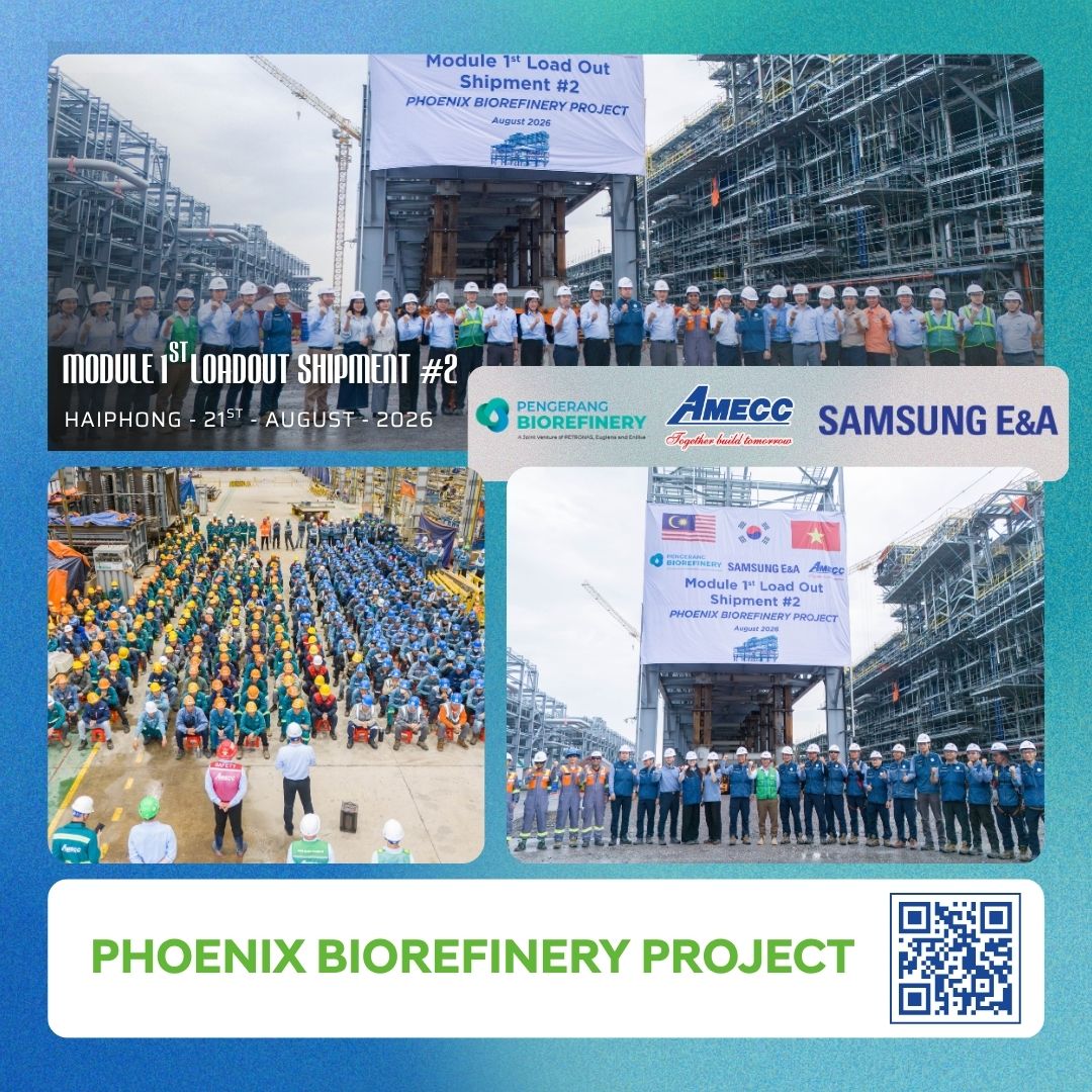 AMECC ĐÁNH DẤU CỘT MỐC LOADOUT ĐẦU TIÊN – BATCH #2, SHIPMENT 1 CỦA DỰ ÁN PHOENIX BIOREFINERY
