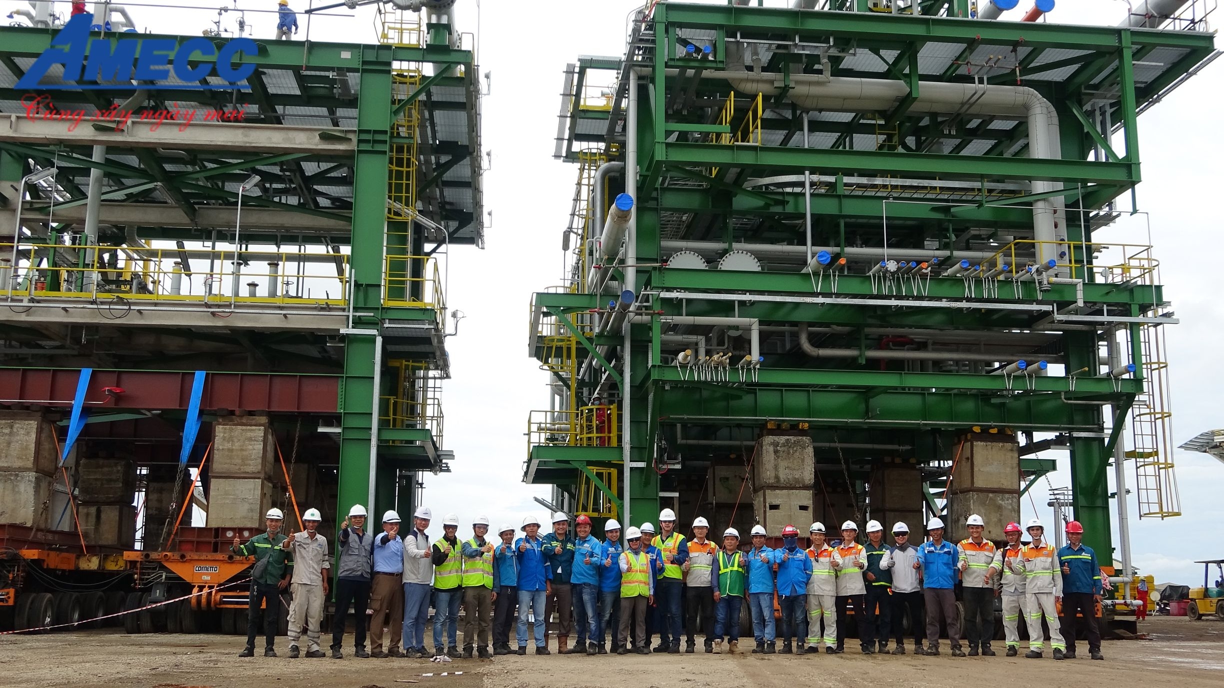 AMECC - LAUNCHING MODULES 1, 2 - LONG SON PETROCHEMICAL COMPLEX PROJECT