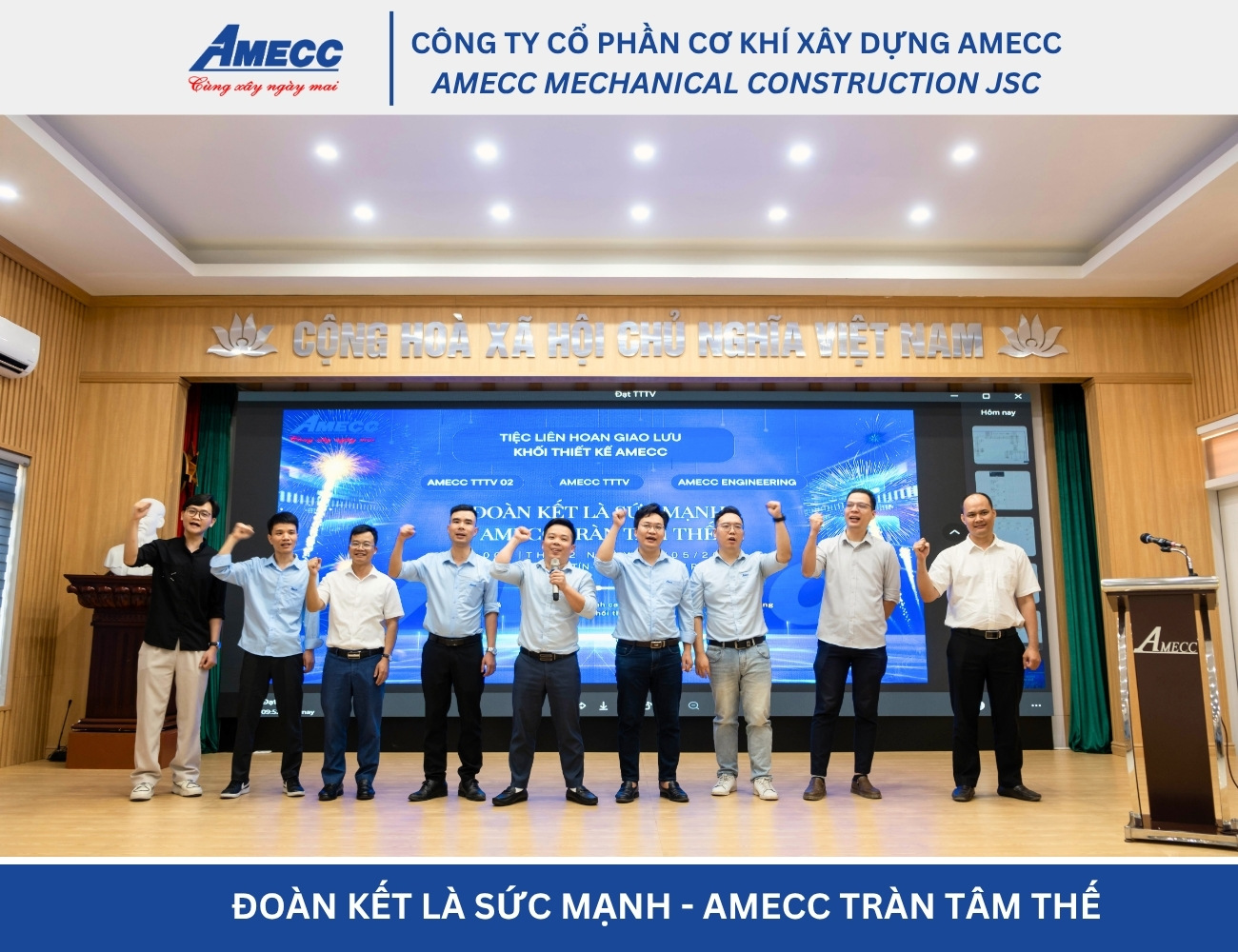 KHỐI THIẾT KẾ AMECC: ĐOÀN KẾT LÀ SỨC MẠNH – TRÀN TÂM THẾ CHO NHỮNG DỰ ÁN MỚI