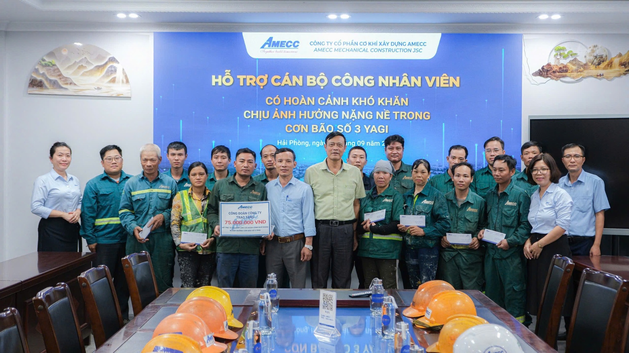 AMECC Group Chung Tay Hỗ Trợ Đồng Bào Sau Cơn Bão Số 3 Yagi