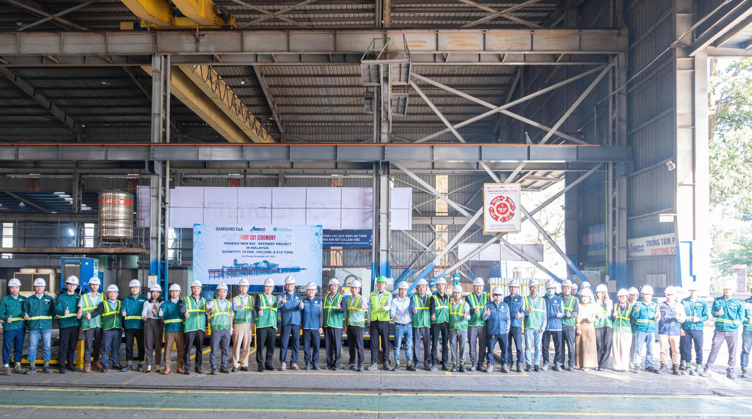 AMECC JSC &  SAMSUNG E&A TỔ CHỨC LỄ KHỞI CÔNG CHO DỰ ÁN PHOENIX NEW BIO-REFINERY