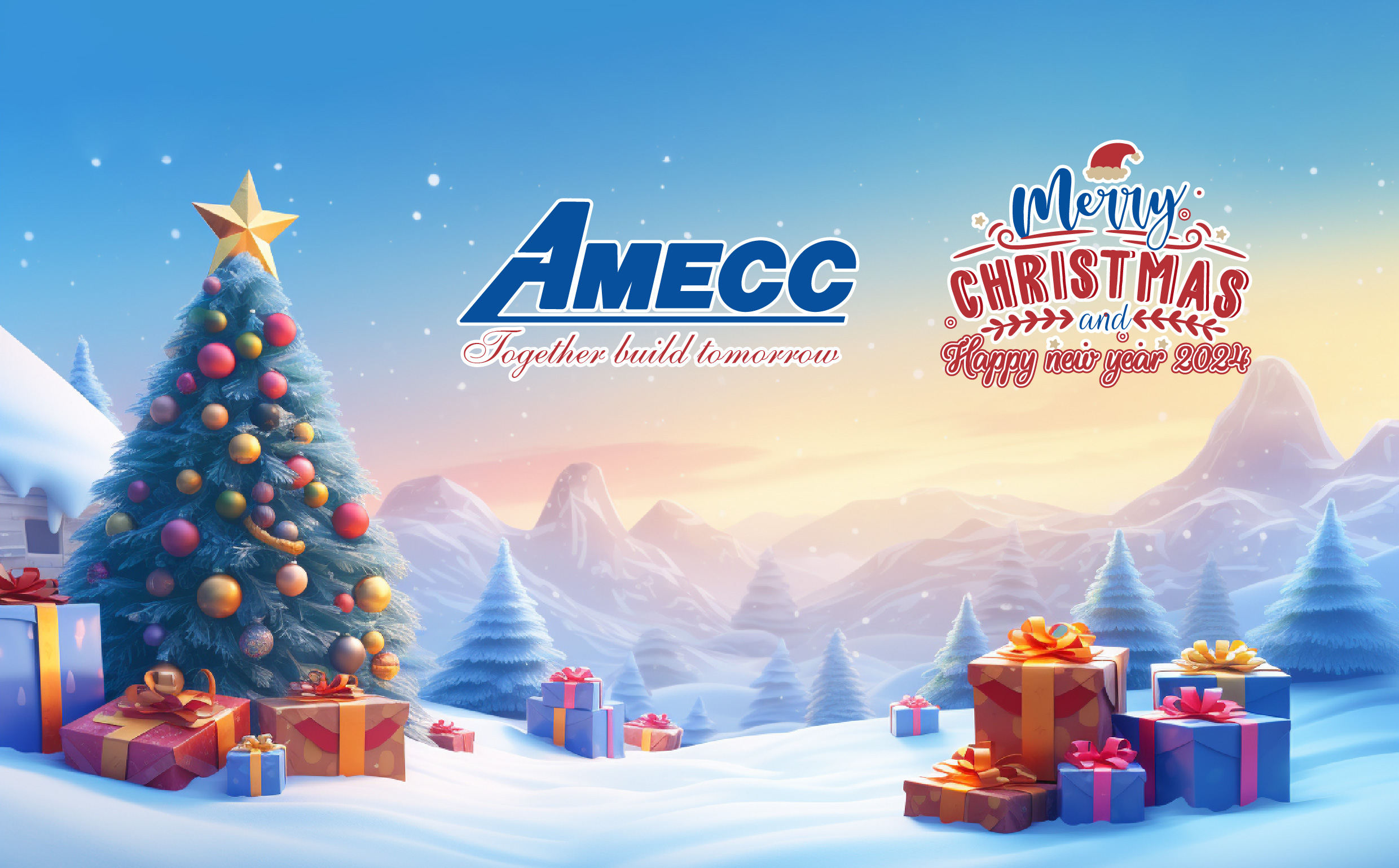 Amecc - Merry christmas and Happy new year 2024