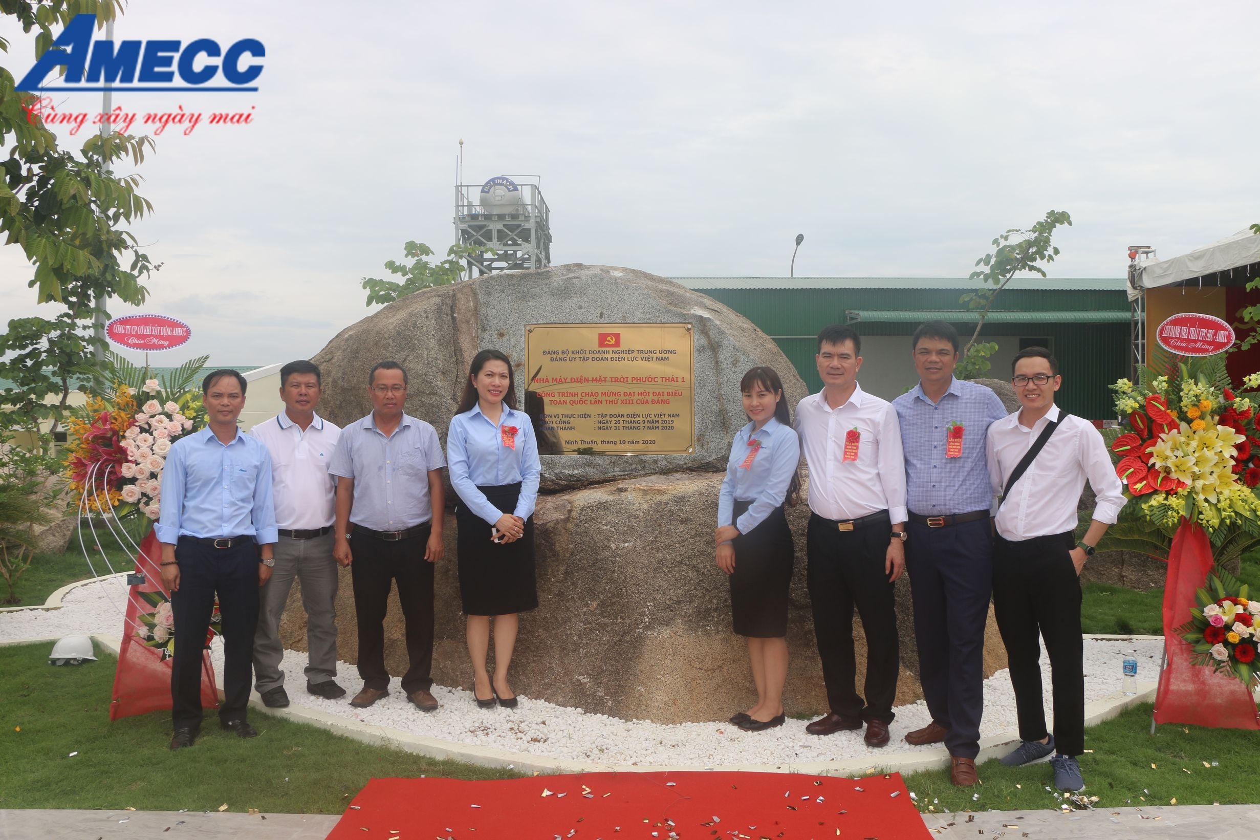 AMECC - PARTICIPATING IN THE PROJECT NAME ATTACHMENT CEREMONY OF PHUOC THAI 1 POWER PLANT
