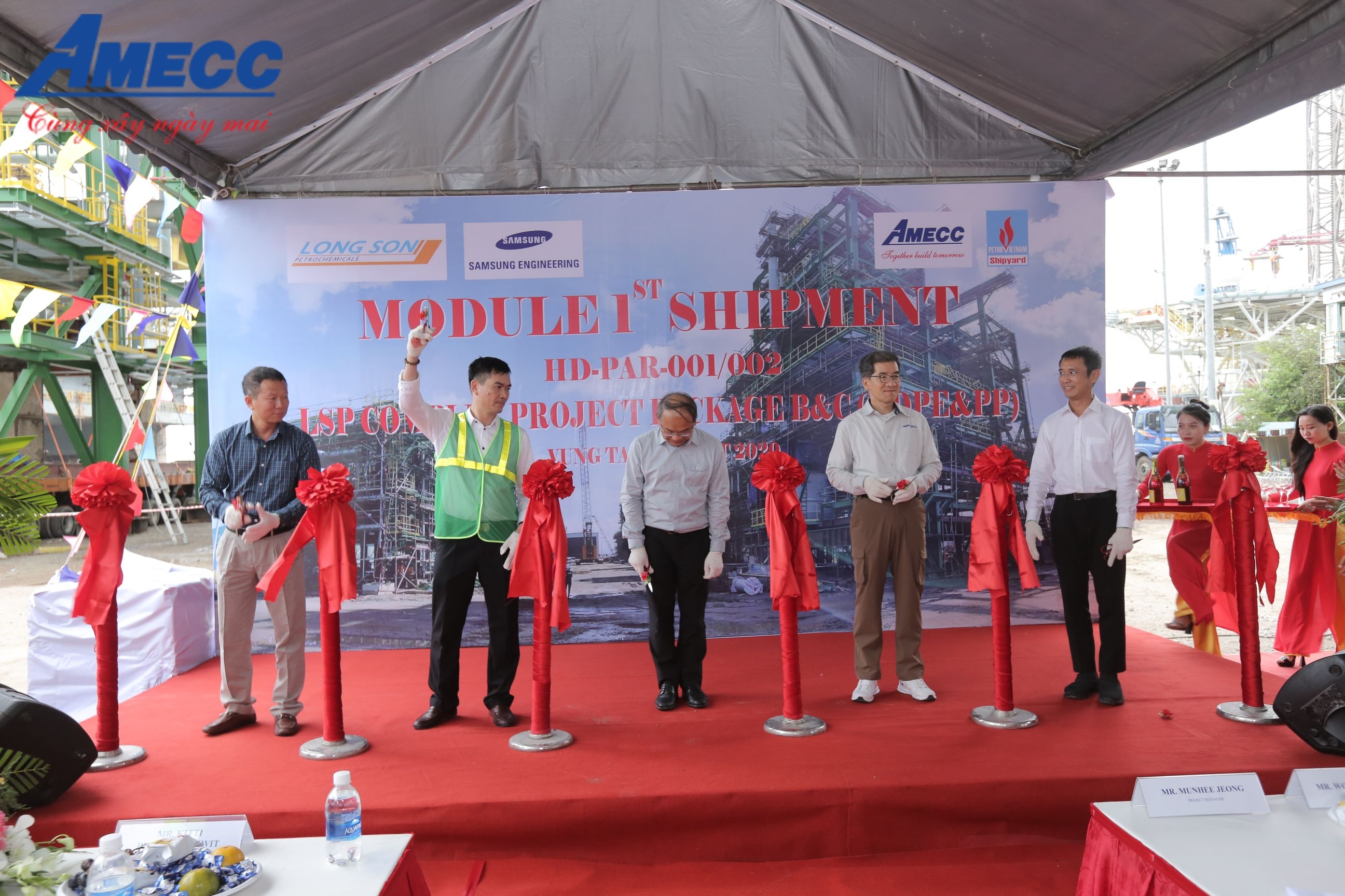AMECC - LAUNCHING MODULES 1, 2 - LONG SON PETROCHEMICAL COMPLEX PROJECT