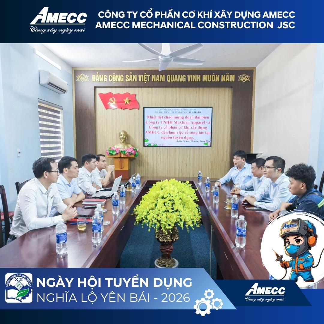 AMECC TUYỂN DỤNG LAO ĐỘNG TẠI TRƯỜNG TRUNG CẤP DÂN TỘC NỘI TRÚ NGHĨA LỘ – MỞ RỘNG CƠ HỘI NGHỀ NGHIỆP CHO NGƯỜI LAO ĐỘNG