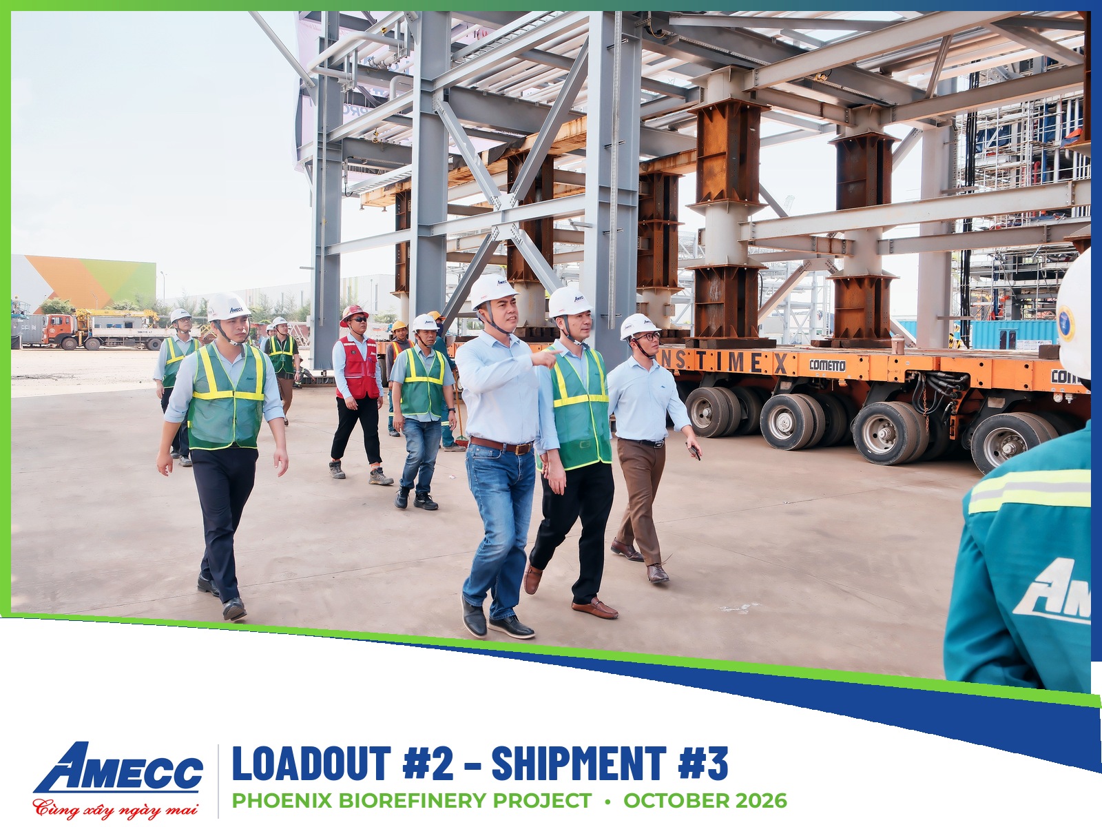 AMECC HOÀN THÀNH LOADOUT LẦN 2 – SHIPMENT #3 DỰ ÁN PHOENIX BIOREFINERY