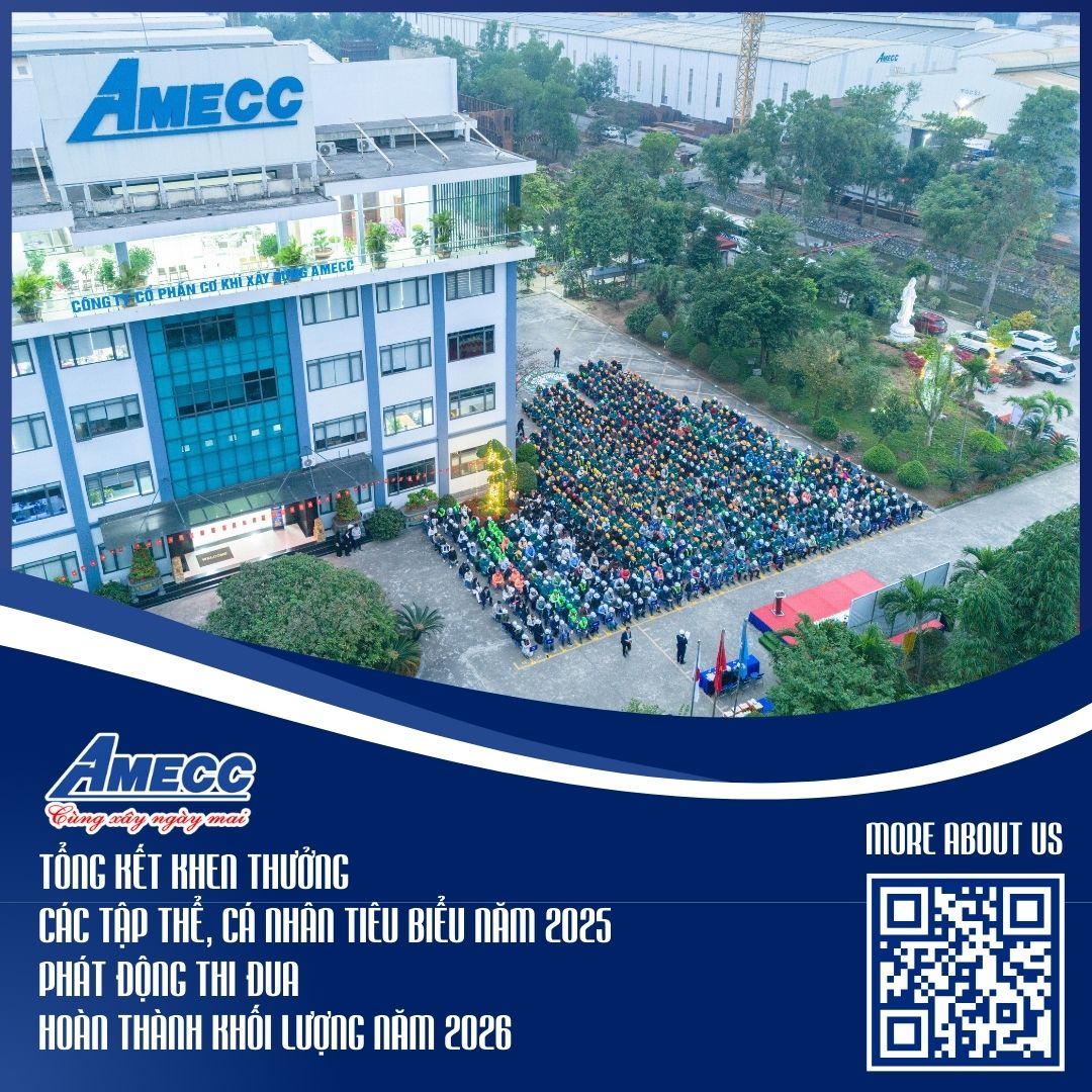 AMECC PHÁT ĐỘNG PHONG TRÀO THI ĐUA HOÀN THÀNH 6.000 TẤN/THÁNG NĂM 2026 – TẠO ĐÀ BỨT PHÁ PHÁT TRIỂN