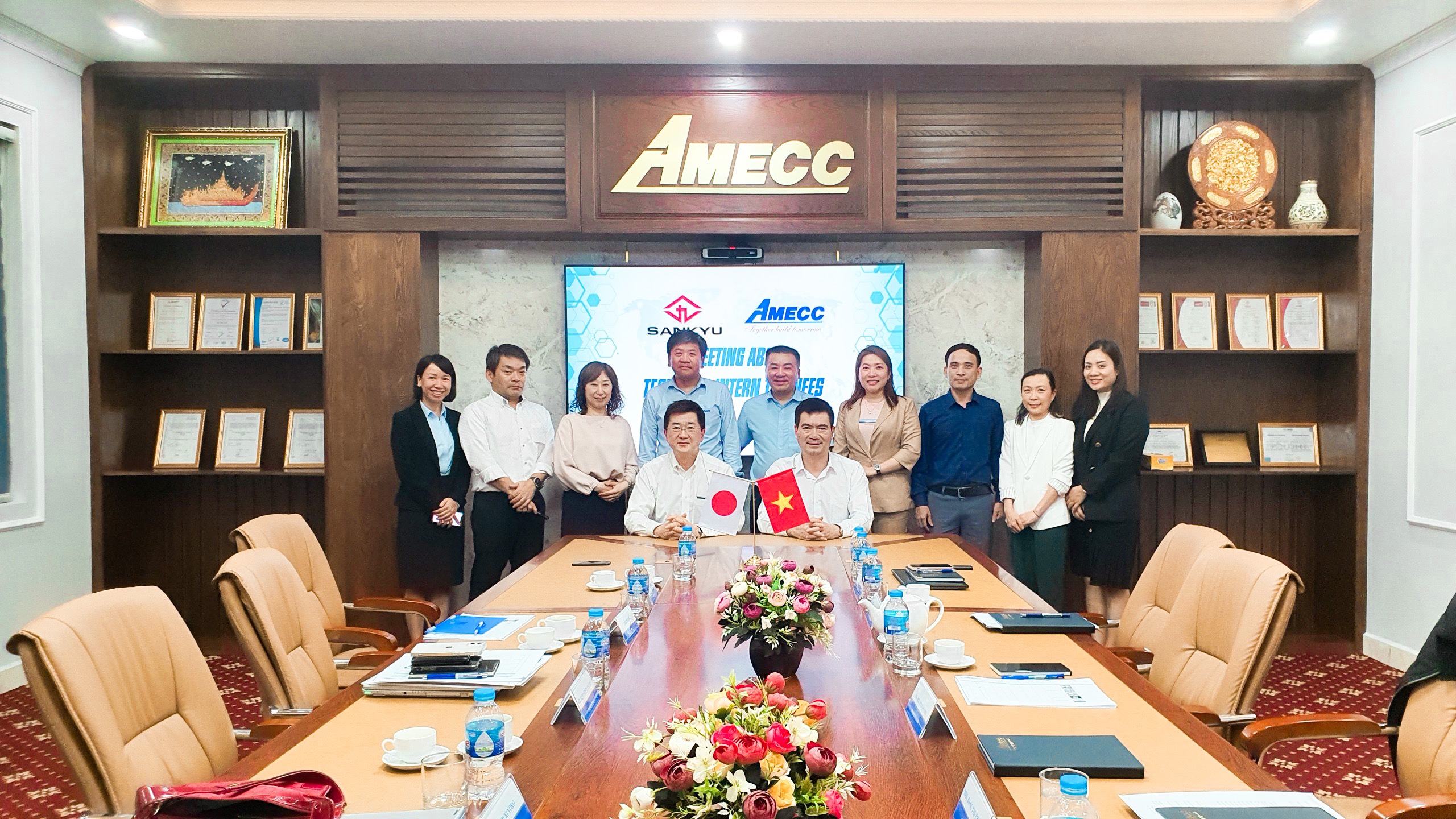 AMECC - Sankyu held a preliminary meeting to nominate personnel for training in Japan in October 2023