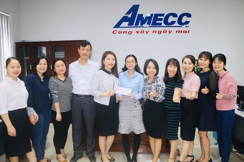 AMECC - HAPPY NEW YEAR OF MYANMAR - 2020 AND GIVE GIFTS TO EMPLOYEES.