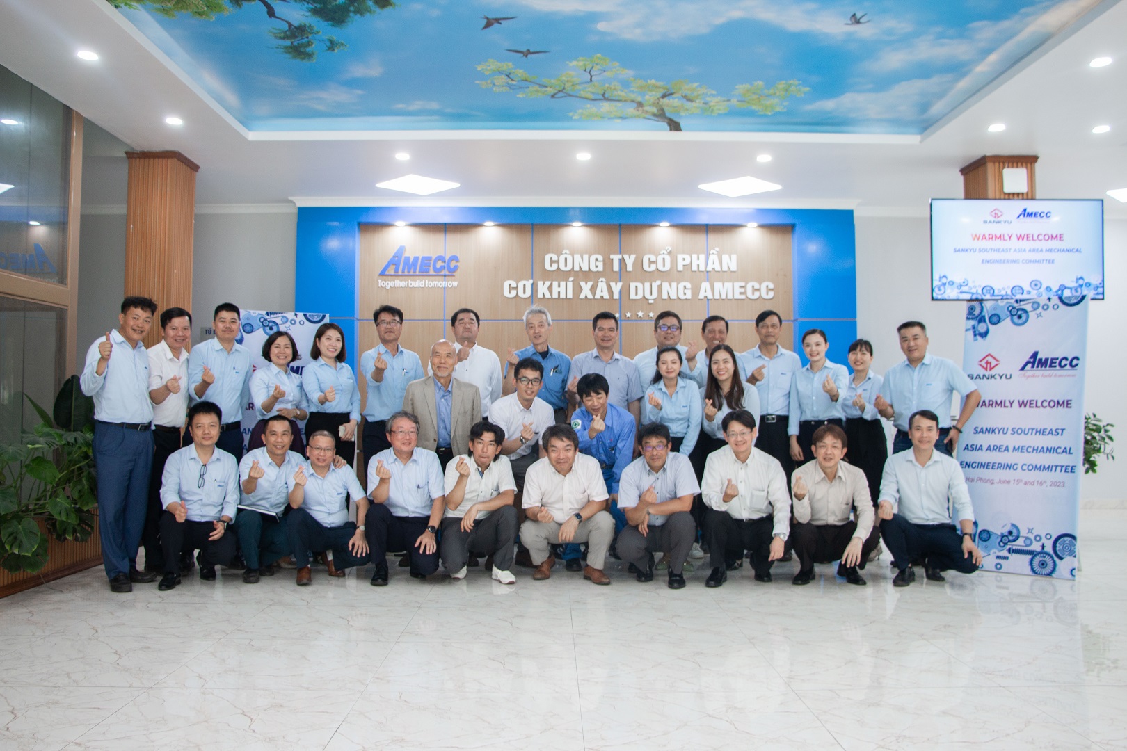 The Southeast Asia Mechanical Engineering Technical Committee of SANKYU - Organized a meeting at Amecc