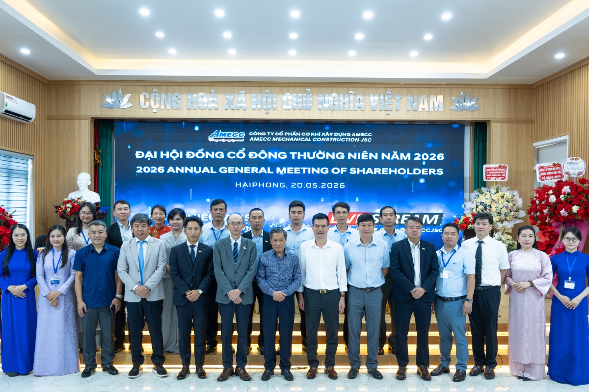  AMECC Tổ chức thành công Đại hội đồng cổ đông thường niên 2026: Vững bước chiến lược, kiện toàn bộ máy lãnh đạo