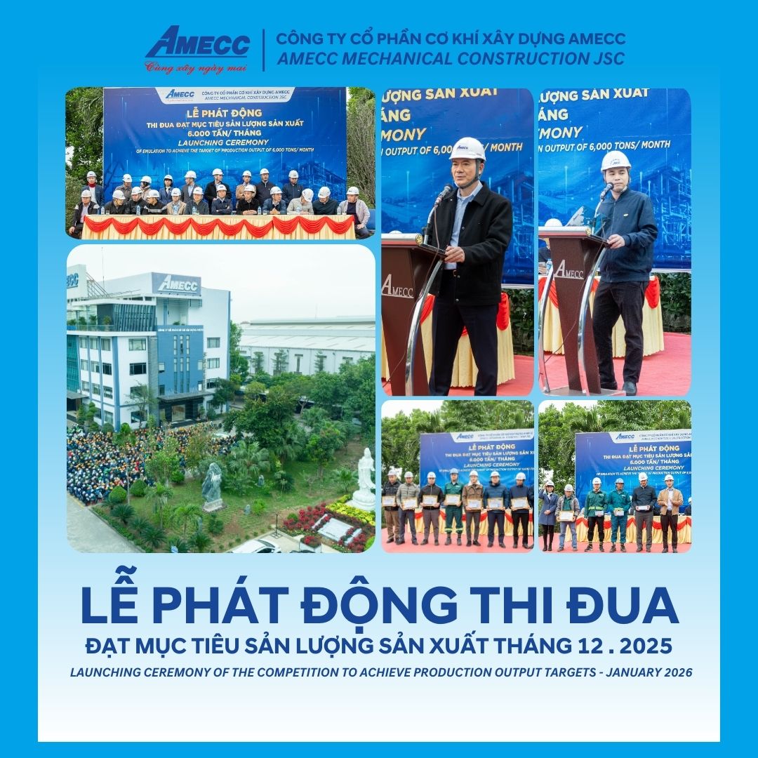 AMECC TỔ CHỨC LỄ PHÁT ĐỘNG THI ĐUA VÀ TỔNG KẾT HOẠT ĐỘNG NĂM 2025 – SẴN SÀNG BỨT PHÁ TRONG NĂM 2026