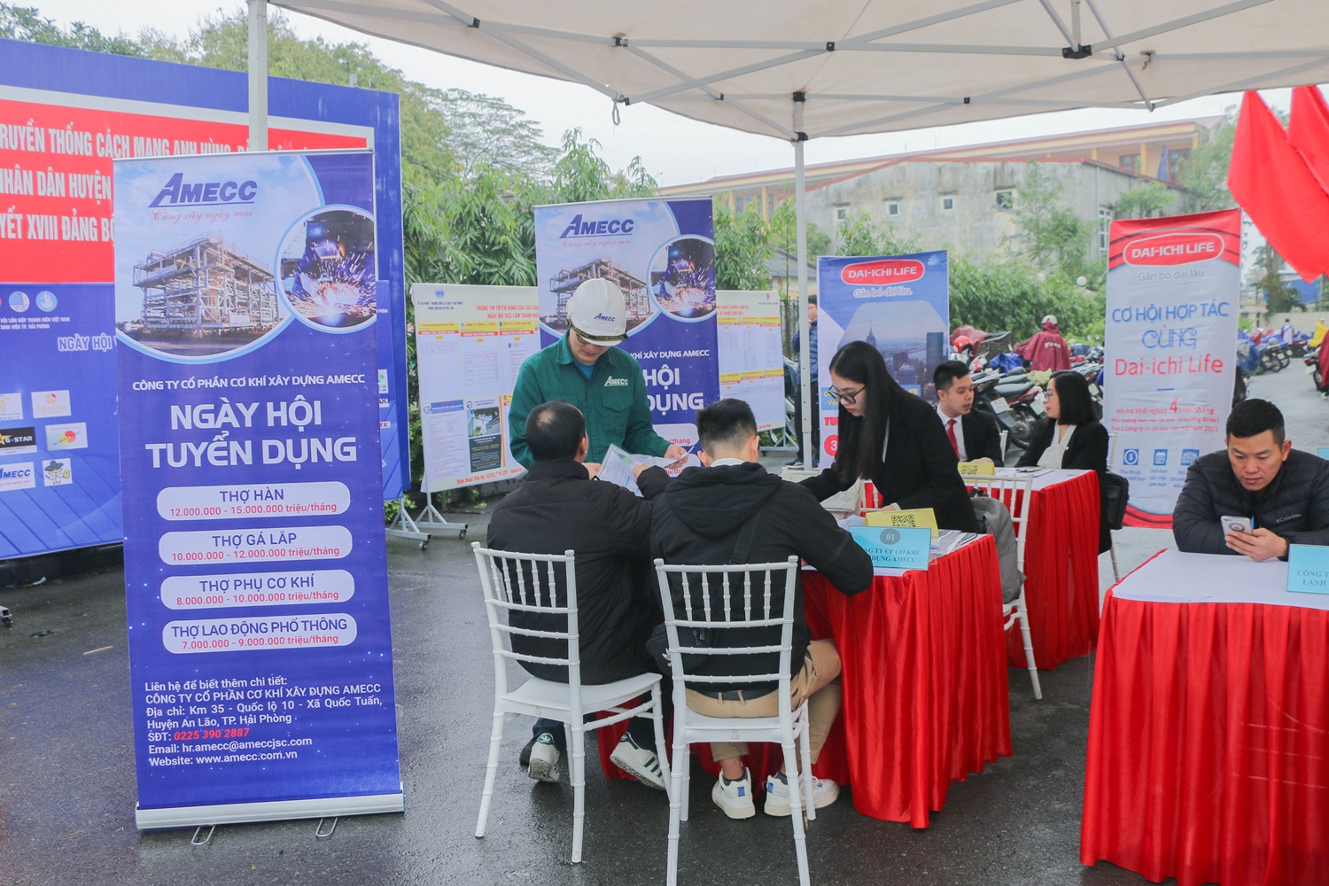 Amecc participates in the "Youth Career Start-Up Day 2024" in Hai Phong