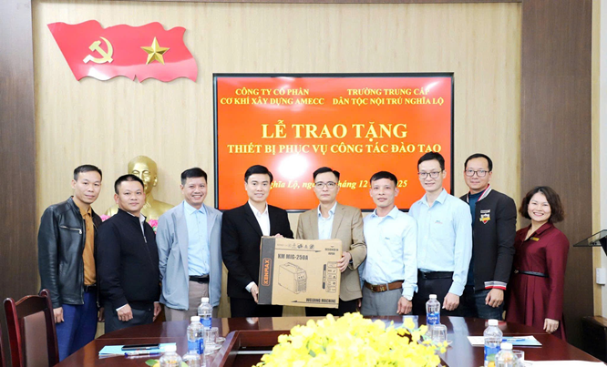 AMECC Trao Tặng Thiết Bị Dạy Nghề Hàn: Chung Tay Phát Triển Nguồn Nhân Lực Cơ Khí Chất Lượng Cao